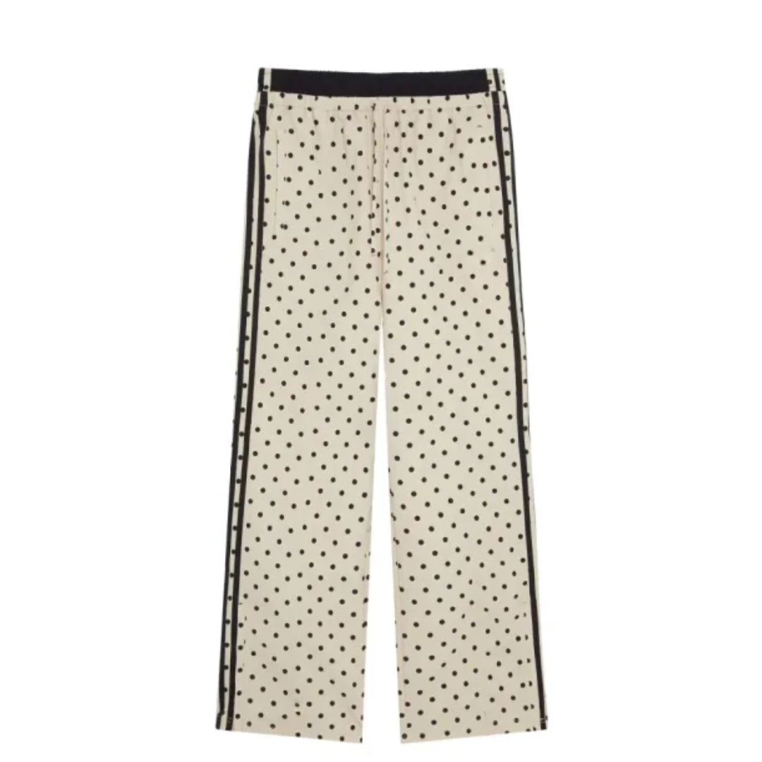 Polka Dot Jacket and Pants Set