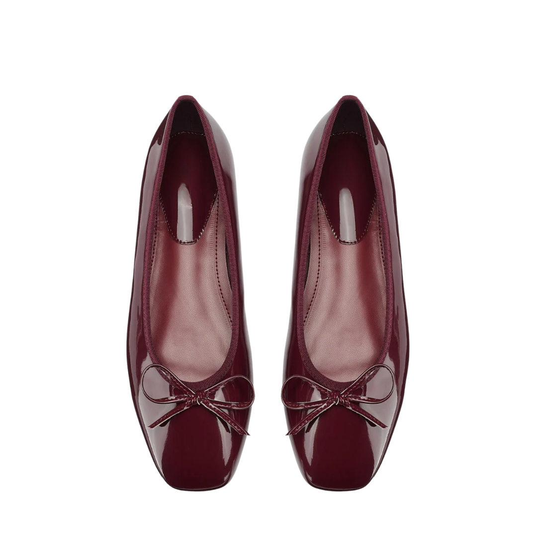 Women’s Mary Jane Flat Wine