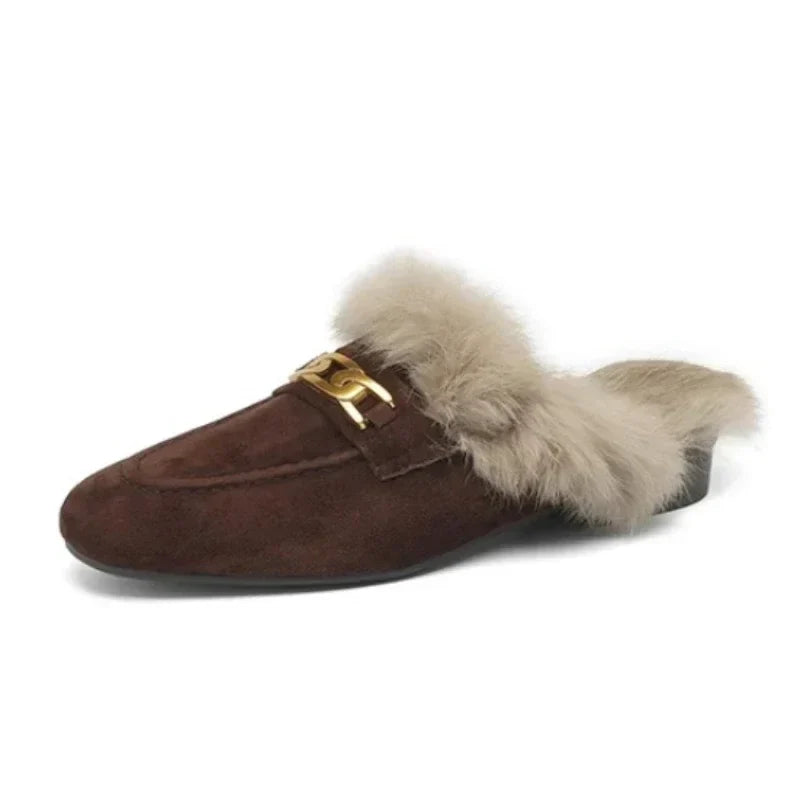 Mila Flannel Winter Slippers