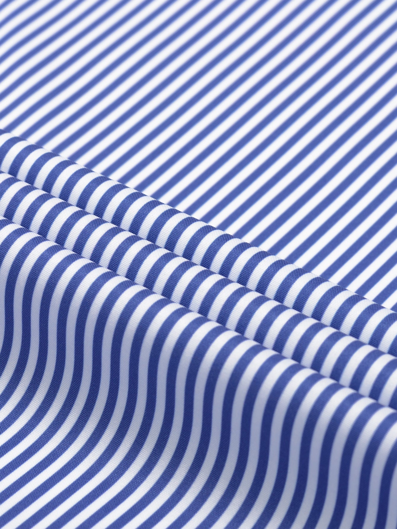 Long Sleeve Stripe Button Up Shirt & Slim Fit Tapered Trousers