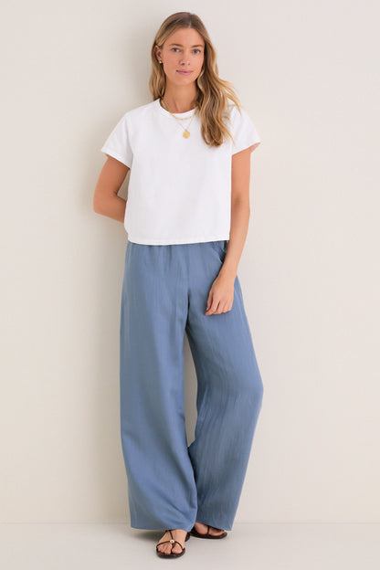 White Parker Classic Tee