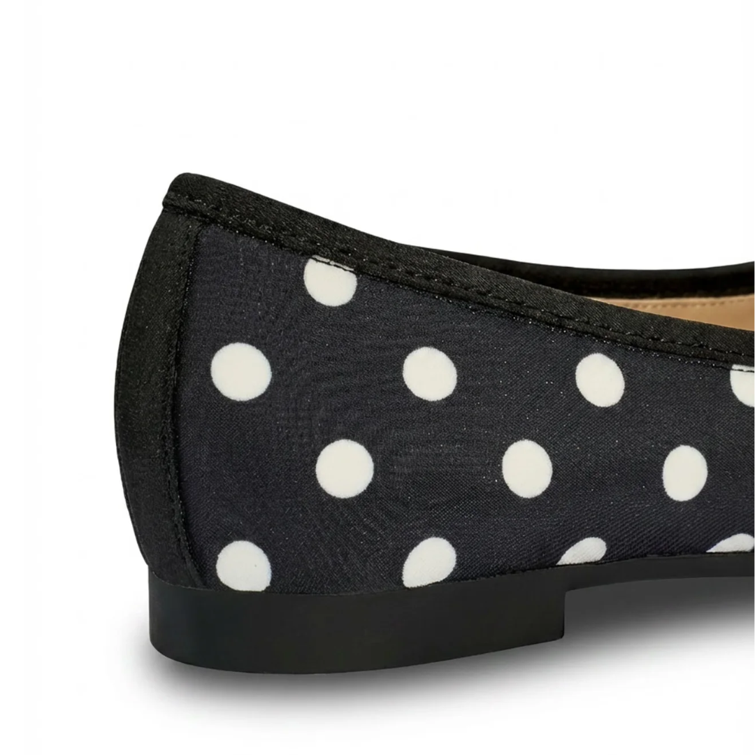 Women Retro Polka Dots Split Toe Tabi