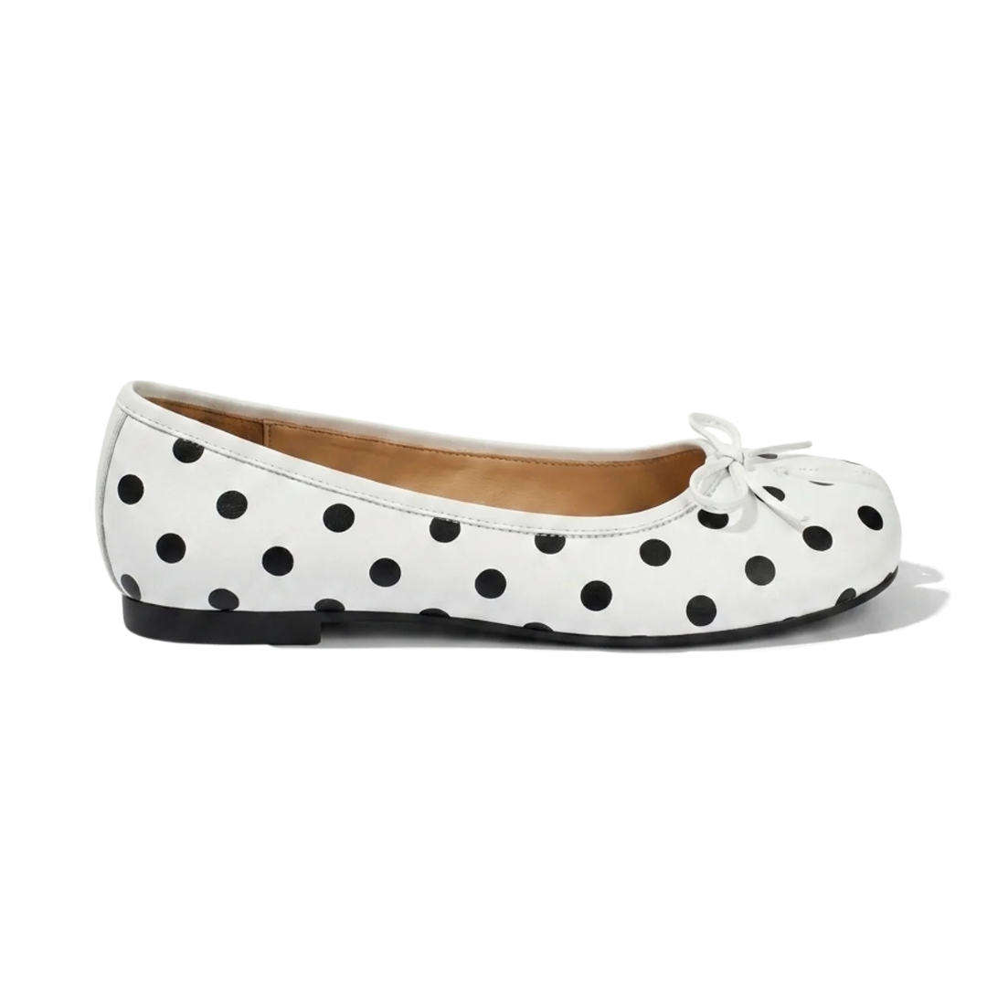 Women Retro Polka Dots Split Toe Tabi