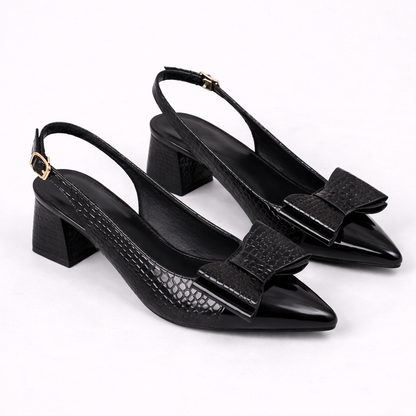 Lucia Leather Heel Sandals