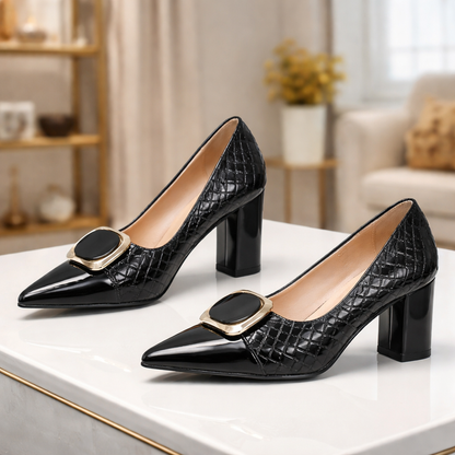Elena Vegan Leather Pumps