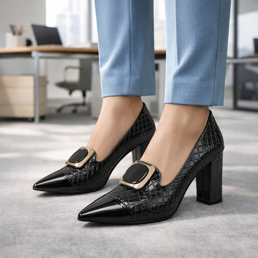 Elena Vegan Leather Pumps
