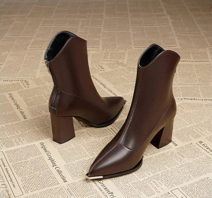 Raven Luxe Chrome Boots