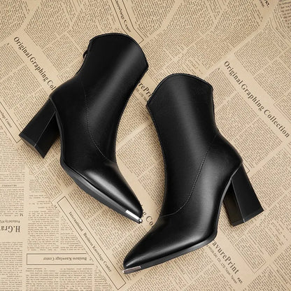 Raven Luxe Chrome Boots