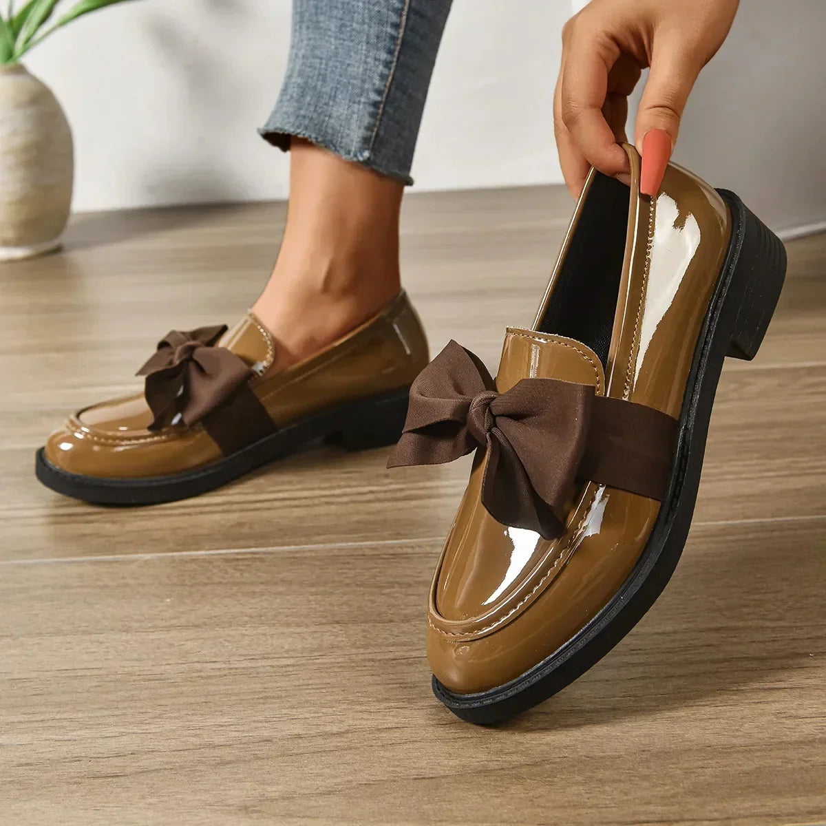 Giulia Patent Loafers