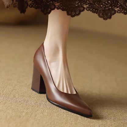 Sofia Leather Pumps