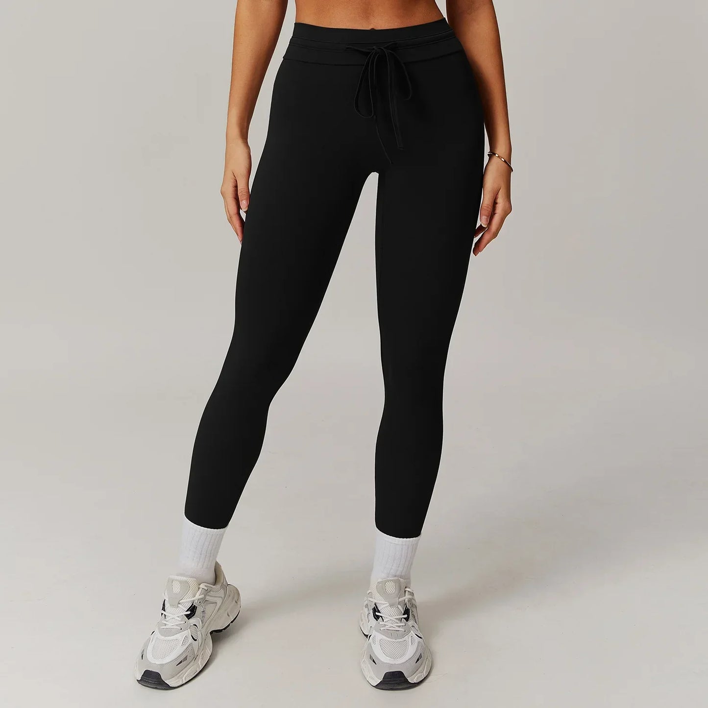 Women Gym Leggings Workout Yoga Sports Pant Stretchy High Waist Straps Leggings Fitness Tights Sports Push Up Activewear Pants