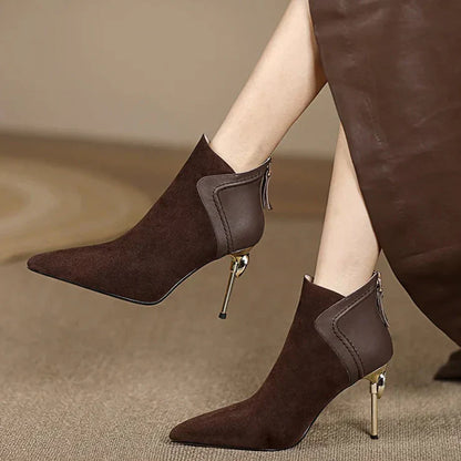 Valentina Pointed Ankle Boots
