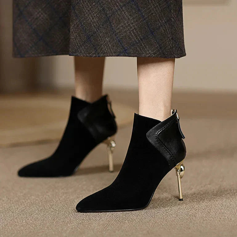 Valentina Pointed Ankle Boots